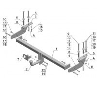 Фаркоп Great Wall M4 2013-