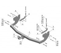 Фаркоп Great Wall HOVER H3 2010-