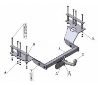 Фаркоп Honda CR-V 2002-2006