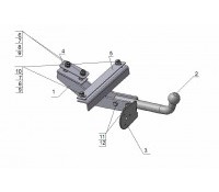 Фаркоп Hyundai MATRIX 2004-