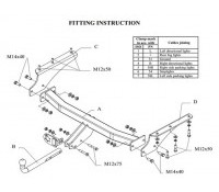 Фаркоп JEEP CHEROKEE 2001-2007