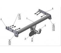Фаркоп Ford S-MAX 2006-2010